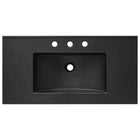 Modway - Cayman 36" Lavabo de salle de bain in Noir-Comptoir intégré