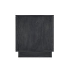 Manhattan Comfort - Table de nuit moderne Horizon 55,1 cm - Gris charbon-Parfait pour le rangement de chevet, les lampes ou les objets de décoration