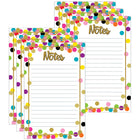 Teacher Created Resources - Bloc-notes Confettis - 5 po x 8 po - 50 feuilles par bloc - paquet de 6-Grande petite idée de cadeau pour les enfants, les baby showers ou les adultes