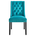 Modway - Baronet Performance Velvet Chaises de salle à manger Ensemble de 2 - Bleu-8