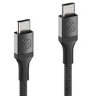 Scosche Strikeline USB-C magnétique vers USB-C 6 pieds - Noir-USB2.0 60 W avec 480 Gbit/s