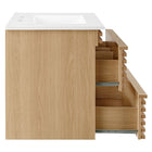 Modway - Render Fixation murale de 30" Vanette de salle de bain - Oak White-8