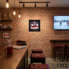Frameworth - Equipe Canada serie classique 2025 champions Quatre Nations - impression encadree - 18" x 18"-Concue et fabriquee au Canada par Frameworth avec plus de 32 ans d'experience