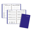 Staples - Agenda scolaire hebdomadaire/mensuel 2026-2027 - 8 1/2 po H x 5 1/2 po l - Noir - bilingue-Format des pages : 8 1/2 po H x 5 1/2 po l