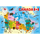 Eurographics - Casse-tête carte illustrée du Canada - 100 pièces-Poids: 0,5 lb