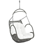 Modway - Arbor Terrasse extérieure Chaise à balançoire sans support - Blanc-Coussin en polyester lavable