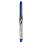 Staples - Stylos à bille roulante OptiFlow à pointe aiguille, 0,5 mm, bleus, paq./12-Barillet rond confortable