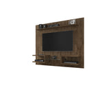 Manhattan Comfort - Plaza 64,25 po Meuble TV Flottant Moderne - Brun Rustique-Garantie limitée du fabricant de 30 jours