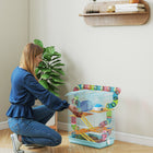 PawHut - Cage pour Hamster 18,5 po L avec Système de Tubes & Roue d'Exercice - Bleu Clair-Le système de tubes de jeu encourage le mouvement actif