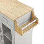 Modway - Cuisine Chariot de cuisine, Blanc Naturel-10