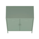 Manhattan Comfort - Buffet d’appoint moderne Naomi 31,5 po - Vert-15,7 po L x 31,5 po l x 40 po H