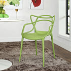 Modway - Entangled Restauration Fauteuil - Vert-Construction en plastique PP