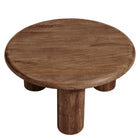 Modway - Mavina Manche Bois de manguier Table basse - Noyer-Assemblée requise