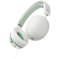 Skullcandy - Casque supra-auriculaire filaire Grom pour enfants - Bone Seafoam-Volume limité et sans danger pour les enfants : ces écouteurs sont conçus pour les enfants de 6 ans et plus et sont sans danger pour les enfants avec un volume limité à 85 décibels.