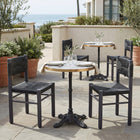 Zuo - Table de salle à manger Gazebo - Multicolore-Dimensions: 23.6 po L x 23.6 po L x 29.5 po H