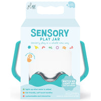 Glo Pals - Pots sensoriels - Surfs Up - Bleu-Le bocal activé par l'eau passe par 9 couleurs apaisantes