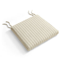 Modway - Jax Tissu Coussin de siège pour chaise à manger in Rayures d’avoine-Coussin de siège rembourré souple