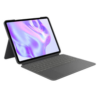 Étui-clavier Logitech Combo Touch pour iPad Pro 13" (M4 et M5) 2024 - Graphite - Anglais-Compatibilité : Pour iPad Pro 13 pouces (M4 et M5) (2024 et 2025) – A2925, A2926, A3007, A3360, A3361, A3362; non conçu pour une utilisation avec iPad Pro avec verre nano-texturé	