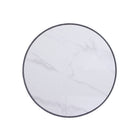 Manhattan Comfort - Ensemble de 2 tables : table basse Anderson moderne 71,5 cm et table d’appoint 40 cm - gris-Le plateau de la table basse mesure 28,15 pouces de diamètre Le plateau de la table d’appoint 1,0 mesure 15,75 pouces de diamètre
