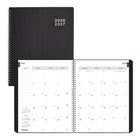 Blueline - Agenda Scolaire Mensuel - 11 po H x 8 1/2 po l - Noir - Anglais-14 mois, de juillet à août