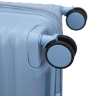 TUCCI - Bagage à main rigide Lussore 20 po - Bleu-Glide-Tech Dual Wheel System – Une maniabilité fluide et sans effort. Dispose du système Glide-Tech à double roue pour un roulis sans effort à 360° dans toutes les directions