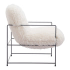 Zuo - Pelut Fauteuil d’appoint - Blanc-Garantie limitée de 3 ans