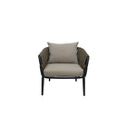 Backyard Lifestyles - Ensemble de patio conversation 4 pièces Nautique - Charbon-Dimensions : Fauteuils : 31,4 po L x 31,8 po l x 28,7 po H.