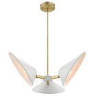 Modway - Journey Bras 3-léger de 3" Pendentif - Blanc-Pendentif à 3 lumières à bras court