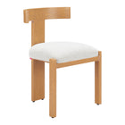 Zuo - Tiana Chaise de salle à manger - Naturel/Beige-Aucun assemblage requis