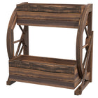 Outsunny - Jardin surélevé à 2 niveaux - 21,7 po L x 12,6 po l x 22 po H-Deux jardinières offrent suffisamment d'espace pour planter des légumes, des fleurs et des herbes
