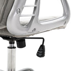 Vinsetto - Chaise de bureau à domicile réglable avec dossier capitonné à boutons-Confort supérieur avec dossier et assise rembourrés
