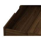 Manhattan Comfort - Rockefeller commode et table de chevet style milieu du siècle moderne - marron - ensemble de 2-Assemblage à domicile requis Tout le matériel inclus
