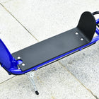 Aosom - Trottinette pour enfants avec guidon réglable, freins avant et arrière doubles - bleu-Guidon réglable, adapté aux enfants de différents âges 