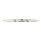 Zebra – Surligneur double pointe style stylo Mildliner, jaune doux-L'encre résistante à l'eau douce est translucide et excellente pour la stratification