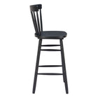 Zuo - Tyce Tabouret de bar - Noir - Ensemble de 2-Dimensions: 20,1 po L x 20,1 po L x 44,9 po H