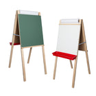 Crestline - Chevalet double de luxe pour enfant - tableau noir vert/tableau effaçable à sec - 112 cm (ép.) x 48 cm (l)-Conçu pour les enfants de moins de 6 ans.