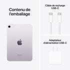 Apple – iPad mini, écran Liquid Retina 8,3 po, Wi-Fi, puce A17 Pro, 128 Go, iPadOS 18, violet-10