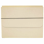 JAM Paper - Mallette de transport pour dossiers épais avec élastique - 10 x 1 1/4 x 13 1/4 - Kraft naturel-Étui de transport portefeuille en kraft brun naturel