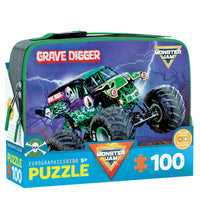 Eurographics - Casse-tête sac-repas Monster Jam Grave Digger - ensemble de 100 pièces-Carton recyclé