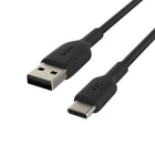 Belkin - Câble USB-A vers USB-C - 1 m - Noir -CERTIFICATION USB-IF : La conformité à la norme SuperSpeed USB signifie que ce câble a été homologué par USB-IF comme répondant aux normes électriques, mécaniques et environnementales, afin d’assurer une expérience client supérieure.