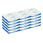 Surpass - Mouchoirs - 2 épaisseurs - Ecologo - Boîtes de mouchoir plates pour les entreprises - Blancs - Paquet de 30-100 mouchoirs/boîte, 30 boîtes de mouchoirs Surpass/caisse, 3 000 mouchoirs/caisse