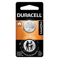 Duracell - 2032 pile bouton lithium - paquet de 2-GOÛT AMER DES DEUX CÔTÉS : Les piles boutons au lithium Duracell CR2032 de 3 volts présentent un revêtement amer non toxique appliqué des deux côtés pour décourager l’ingestion