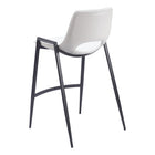 Zuo - Desi Tabouret de comptoir - Blanc - Ensemble de 2-7