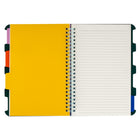 General Supply Goods + Co - Cahier de notes avec séparateurs - Paquet de 4-La reliure à double spirale permet aux pages de reposer à plat