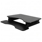 TygerClaw – Bureau assis/debout à hauteur réglable (TYDS10020BLK)-La surface supérieure offre ample place pour les écrans et le matériel de travail