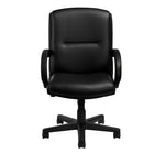 Nightingale - Fauteuil de gestion à dossier moyen Reward - Noir-Mécanisme d'inclinaison pivotant avec verrouillage d'inclinaison à position unique, réglage pneumatique de la hauteur et contrôle de la tension