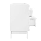 Modway - Render 48" Meuble de toilette de salle de bain compatible double lavabo (non inclus) - Blanc-8