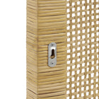 Modway - Sandy Fixé au mur Bois de manguiers et rotin Tête de lit King Size, Rotin naturel-8