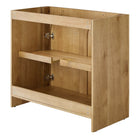 Modway - Appia 36" Armoire de toilette de salle de bain (lavabo non inclus) - Chêne-Tablette réglable