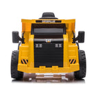 Freddo - 12V CAT Camion-benne électrique 1 place RideOn-Parental Remote Control: Non seulement vous pouvez garder votre enfant en sécurité avec les pneus PP de cette excavatrice, mais vous pouvez également garder un œil sur lui grâce à la télécommande parentale incluse. De cette façon, vous pouvez vous assurer que votre enfant reste dans un rayon prédéterminé et reste toujours en sécurité